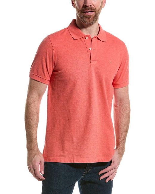 Brooks Brothers Red Slim Fit Performance Polo Shirt for men