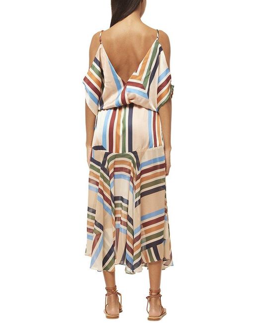 MISA Los Angles Metallic Nanaz Dress