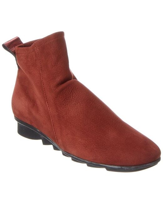 Arche Red Bibiki Leather Bootie