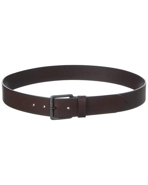 Boss Brown Jeeko Leather Belt for men