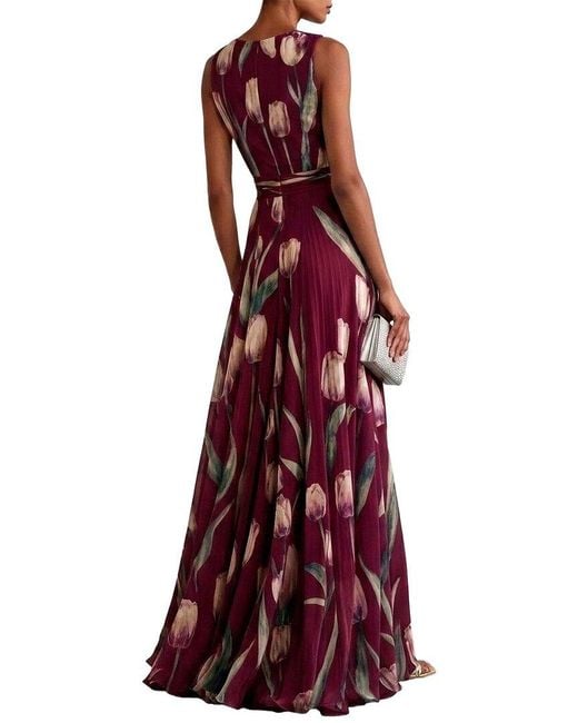 Vincent Red Maxi Dress