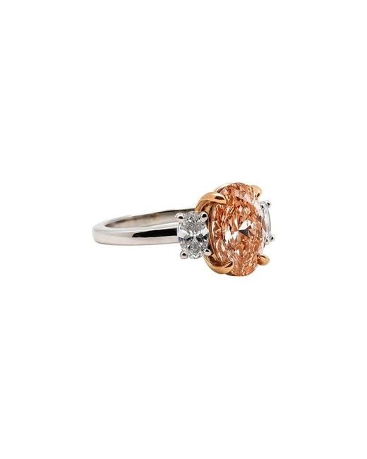 Prince Diamond & Jewelry White 14K 2.16 Ct. Tw. Lab-Grown Diamond Three-Stone Ring