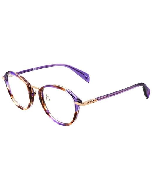 Rag & Bone Blue 49Mm Optical Frames