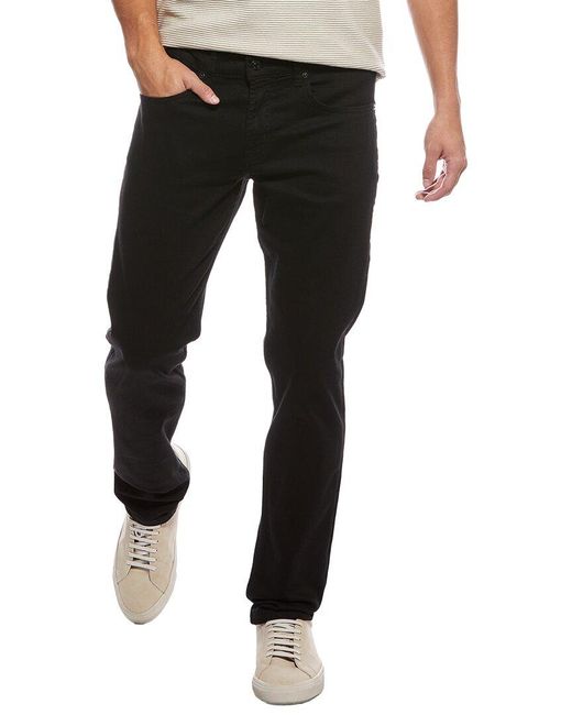 7 For All Mankind Black Paxtyn Onyx Jean for men