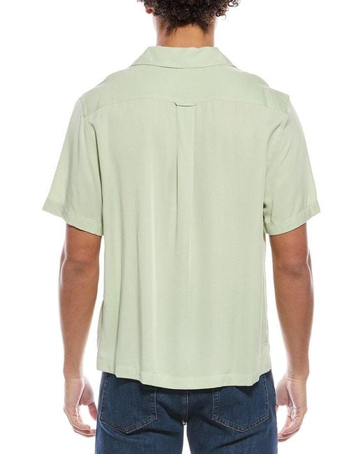 Todd Snyder Green Solid Hollywood Shirt for men