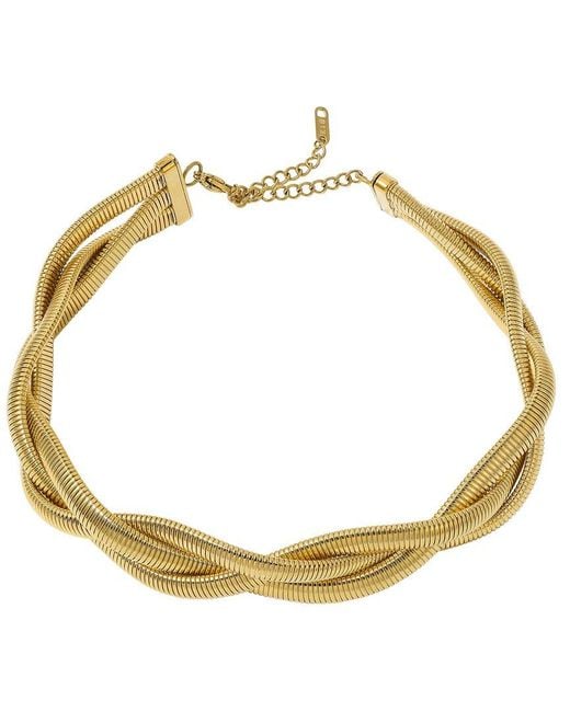 Eye Candy LA Metallic Kelly Braided Necklace