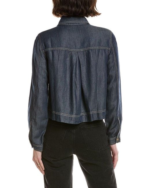 Bella Dahl Blue Utility Jacket