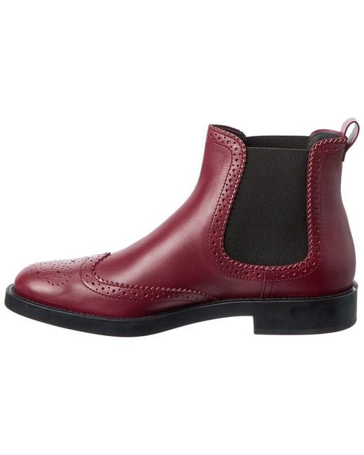 Tod's Purple Gomma 60 Leather Boot