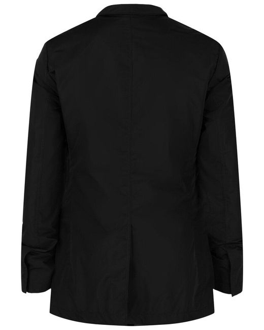 Givenchy Black 4G Buckle Slim Fit Unconstructed Jacket for men