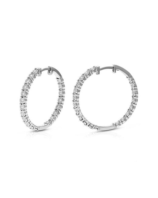 Amairah White 0.50 Ct. Tw. Lab-Grown Diamond Hoops