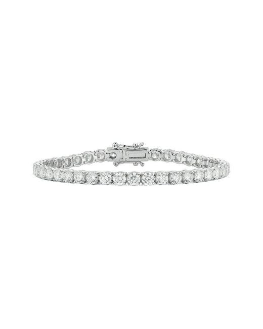 Lab Grown Diamonds White 14K 10.00 Ct. Tw. Lab-Grown Diamond Bracelet