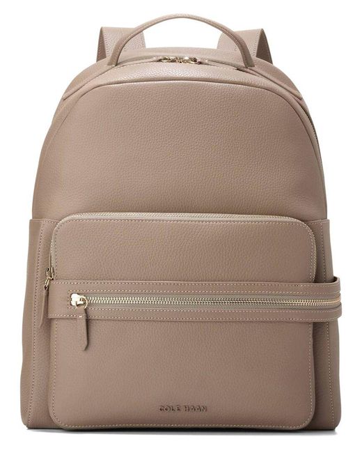 Cole Haan Brown Davis Leather Backpack