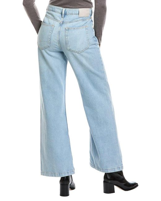 Free People Blue We The Free Stride Straight 'N Wide Jean
