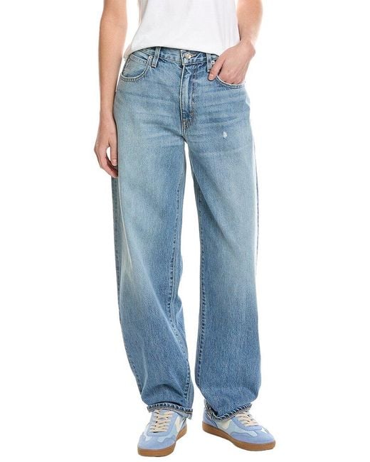 SLVRLAKE Denim Blue Ella Day Break Wide Leg Jean
