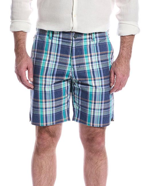 Tommy Bahama Blue On Par Party Plaid Short for men