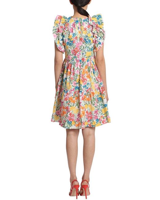 Maggy London White Floral Dress