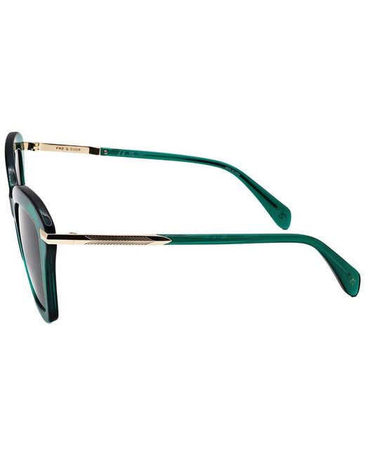 Rag & Bone Green Rnb1081 53Mm Sunglasses