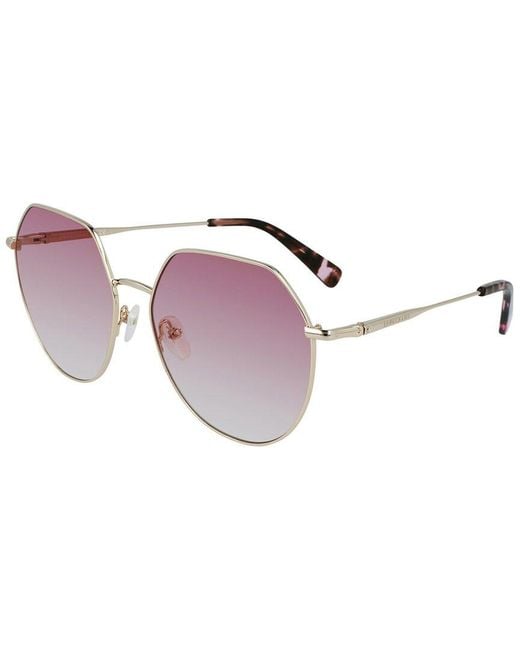 Longchamp Pink Lo154s 60mm Sunglasses