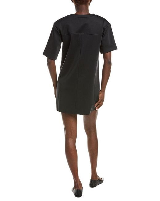 Max Mara Black King Scuba Shift Dress