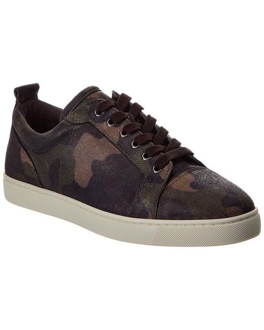 Christian Louboutin Brown Louis Junior Leather Sneaker for men