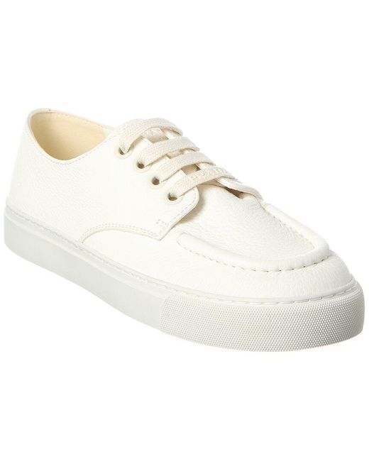 Prada White Leather Sneaker for men