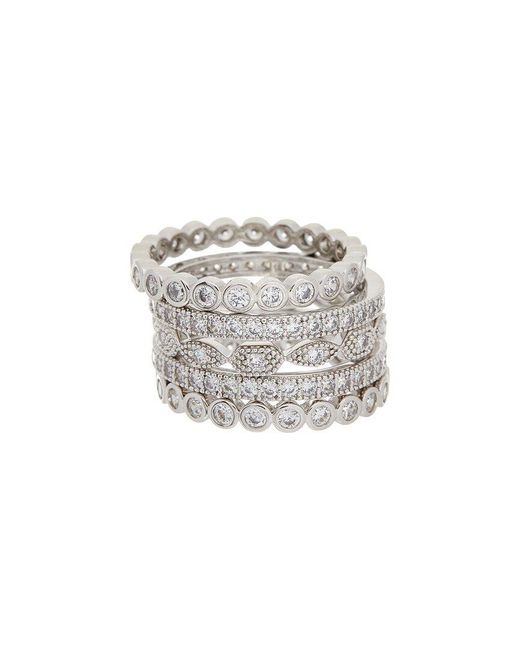 Juvell White 18K Plated Cz Ring