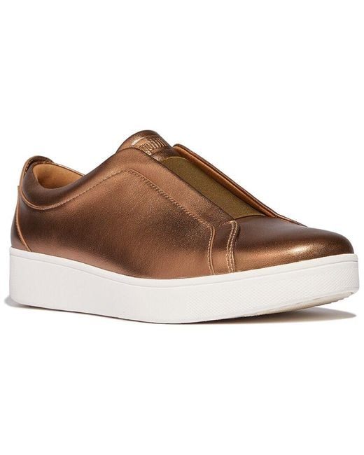 Fitflop Brown Rally Leather Sneaker