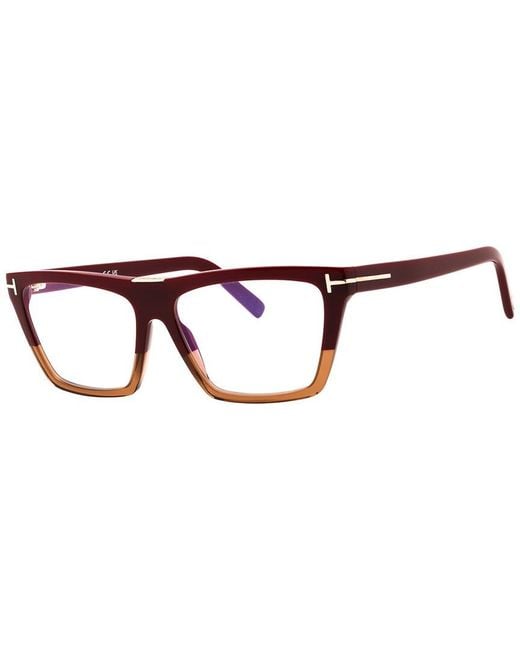 Tom Ford Brown 57Mm Optical Frames