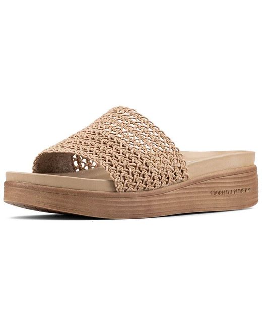 Donald J Pliner Brown Frouf Sandal