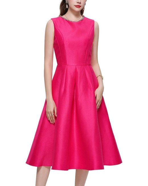 Kaimilan Pink Midi Dress