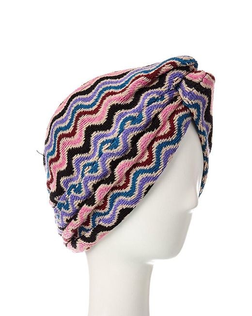 Missoni Blue Wool-Blend Headband