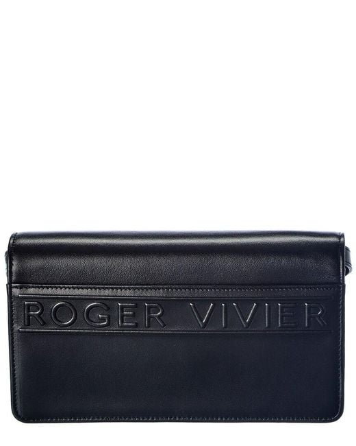 Roger Vivier Multicolor Viv' Choc Mini Leather Clutch