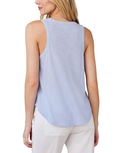 Bella Dahl Blue Scoop Neck Tank Top