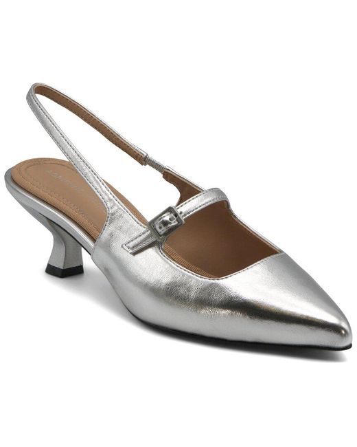 Adrienne Vittadini Metallic Scooter Pump