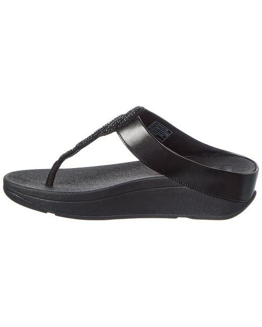 Fitflop Black Crystal Sandal