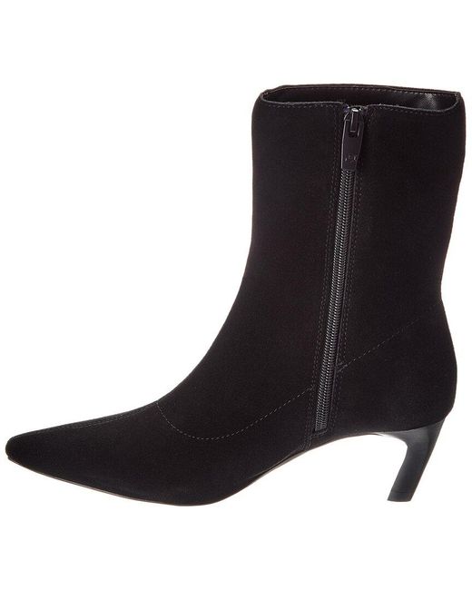 Dune Black Oliya Suede Boot