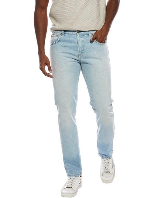 Isaia Blue Sart Slim Jean for men