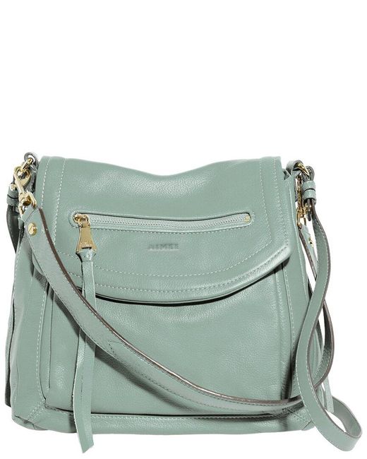 Aimee Kestenberg Green Fifth Ave Convertible Leather Shoulder Bag