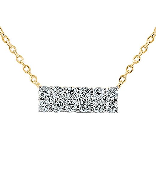 Sabrina Designs Metallic 14k 0.24 Ct. Tw. Diamond Necklace