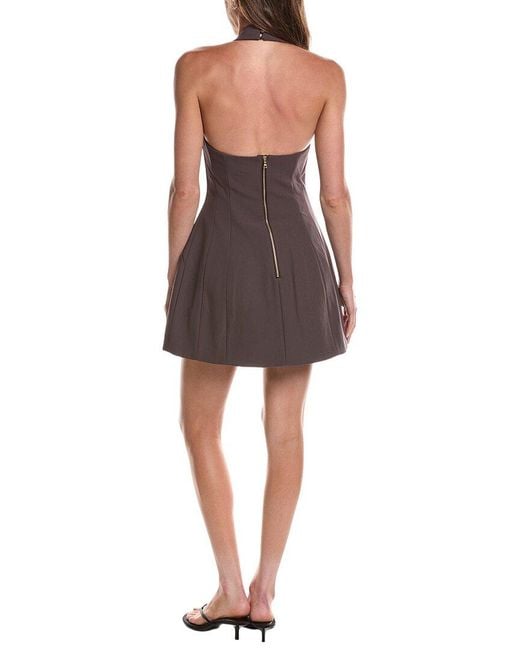 Bardot Brown Nevelle Hourglass Mini Dress