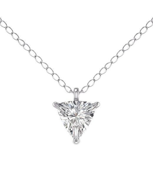 Lab Grown Diamonds White 14K 0.50 Ct. Tw. Lab Grown Diamond Necklace
