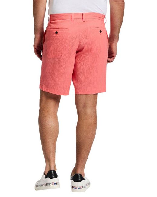 Robert Graham Red Thresher Woven Short for men