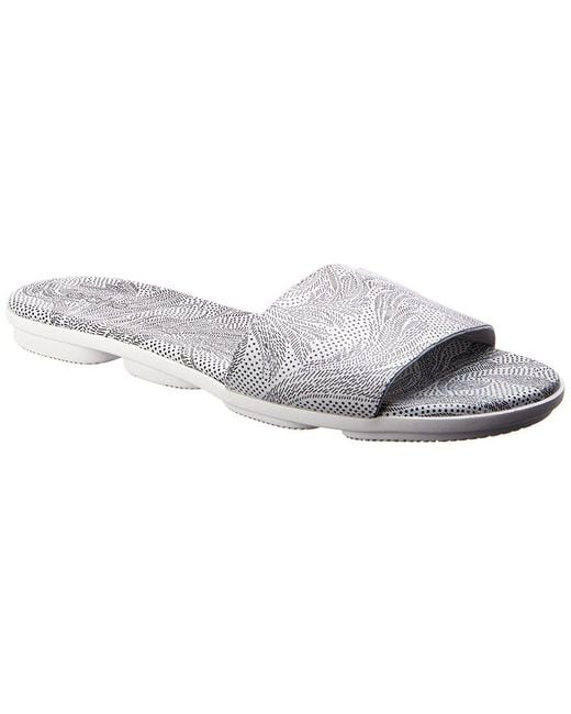 Arche Gray Palace Leather Flat
