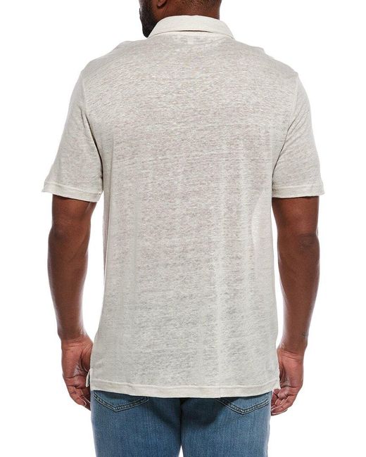 Onia White Dylan Linen Shirt for men