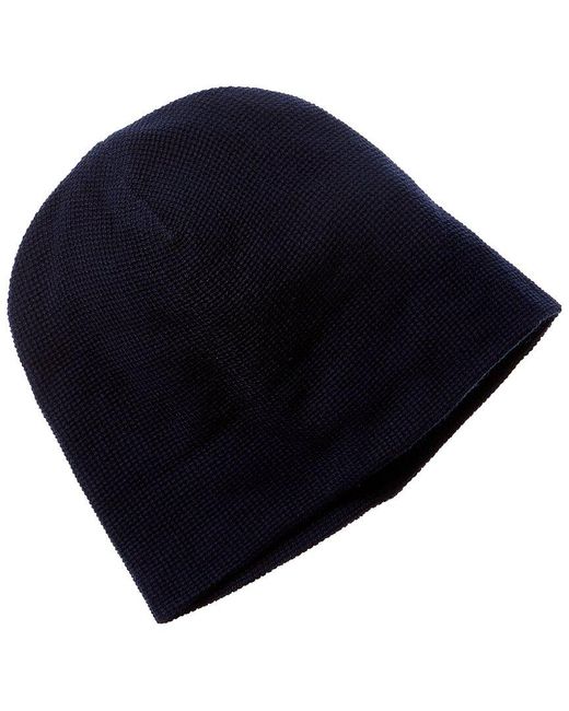 Onia Blue Waffle Cashmere-blend Beanie for men
