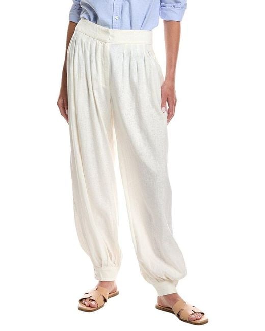 Bardot White Renea Balloon Pant