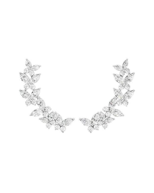 Sabrina Designs Lab Grown Diamonds Metallic 14K 3.75 Ct. Tw. Lab-Grown Diamond Butterfly Earring