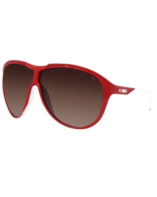 Nike Red Ev0720 66Mm Sunglasses for men