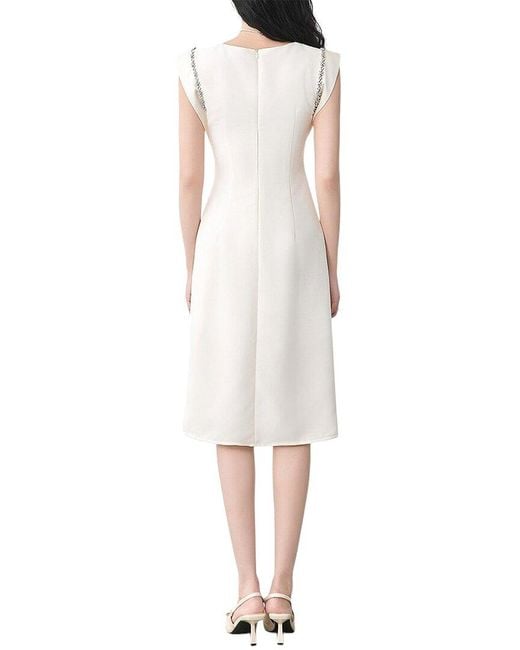 Monique Lagarde White Midi Dress