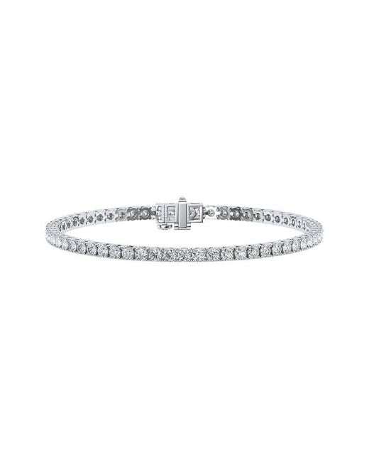 Lab Grown Diamonds White 14K 5.00 Ct. Tw. Lab-Grown Diamond Tennis Bracelet